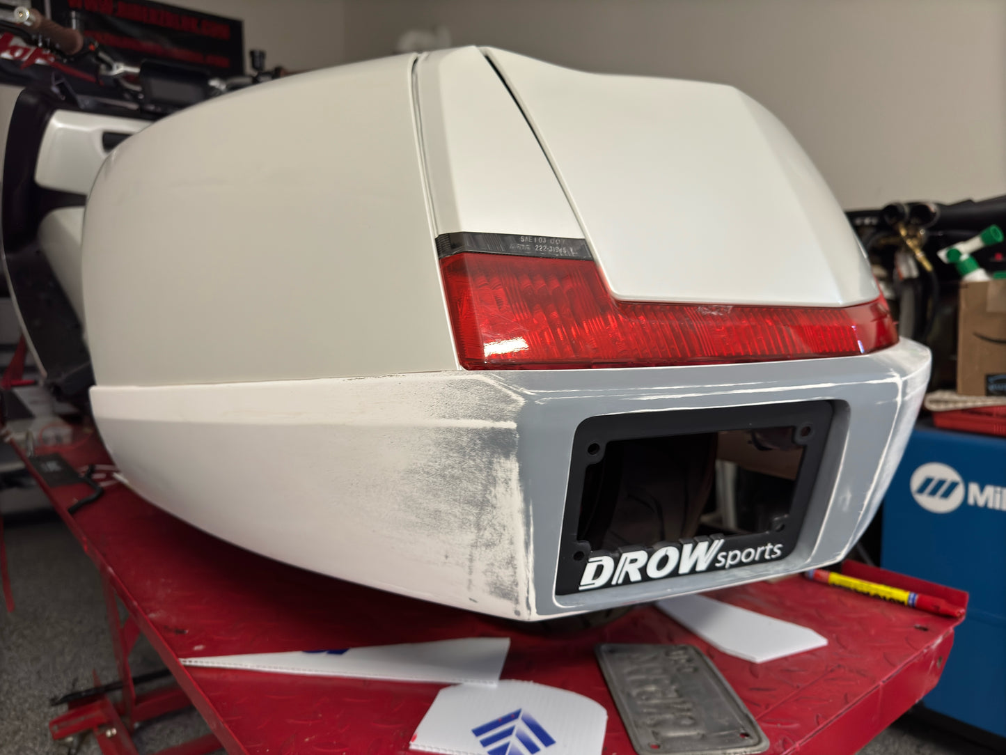 Gilmade Rblok Yamaha RARE Morphous/Maxam Rear Bumper with License Plate