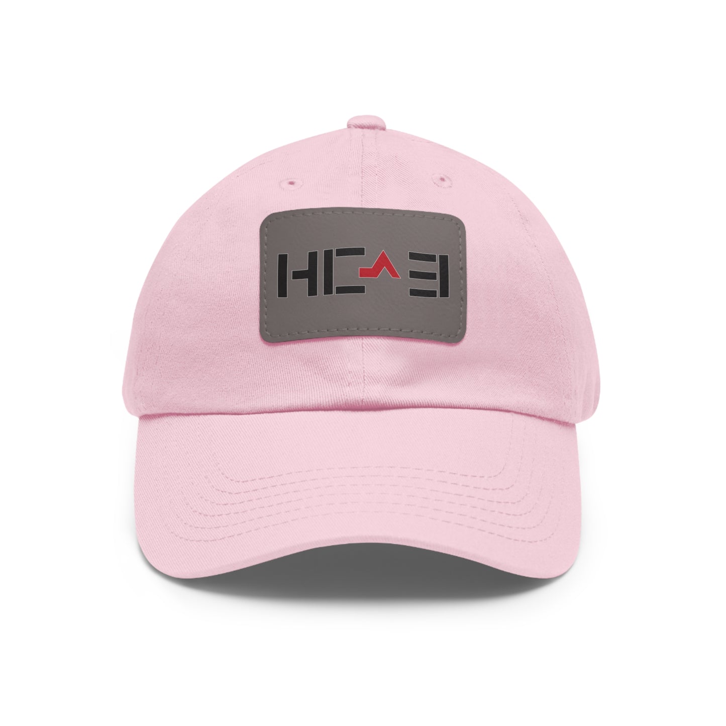 Dad Hat with Leather Patch (Rectangle)