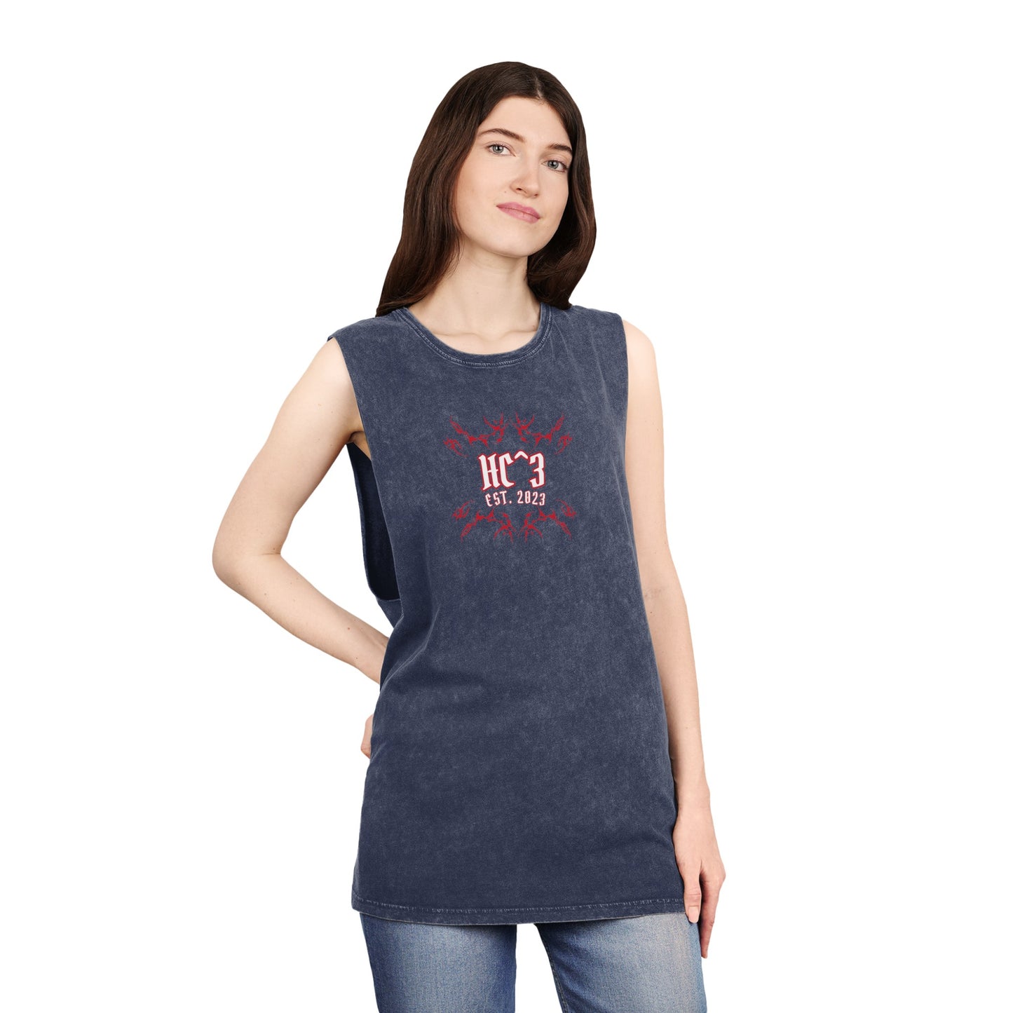 Unisex Stonewash Tank Top